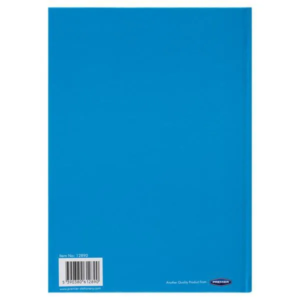 ■ Premto - A4 160pg Hardcover Notebook - Printer Blue