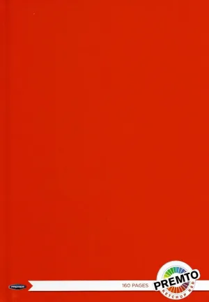 ■ Premto - A5 160 Page Hardcover Notebook - Ketchup Red