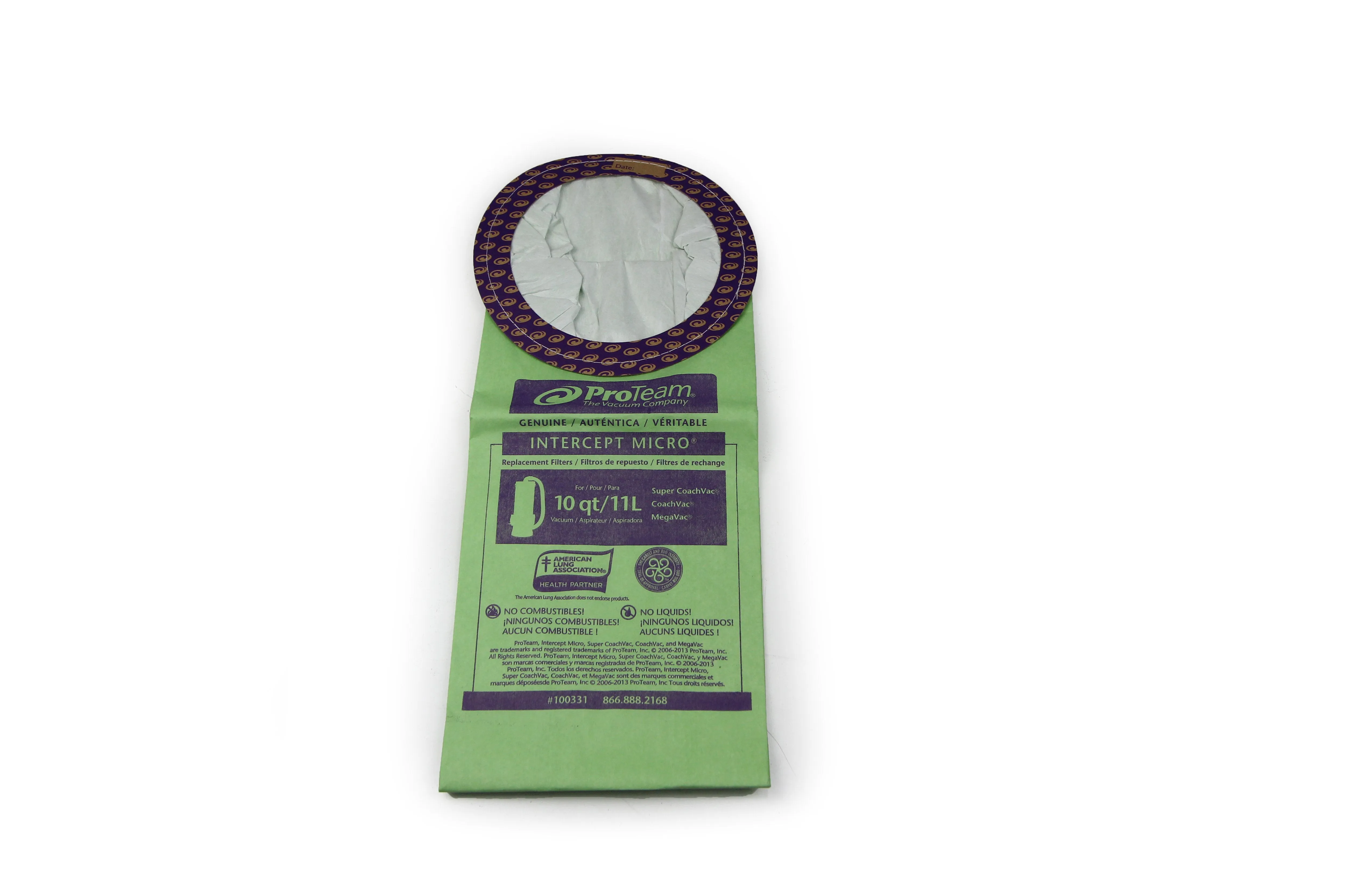 10 Pack of Genuine Proteam Rounded 10qt Bags