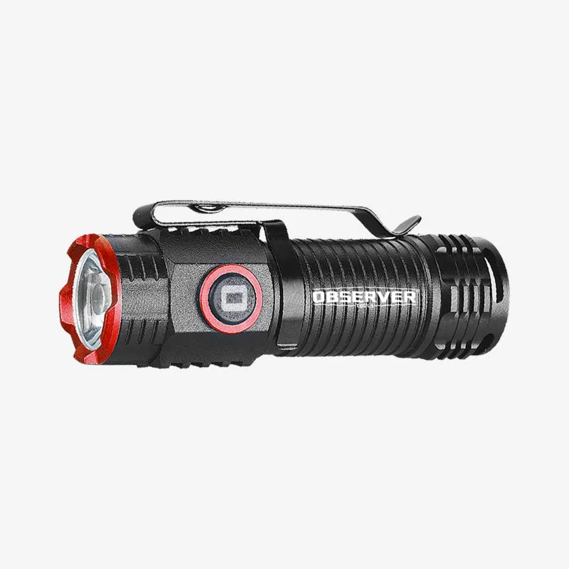 1000 Lumen Mini LED Rechargeable Flashlight with Turbo Mode and Magnet