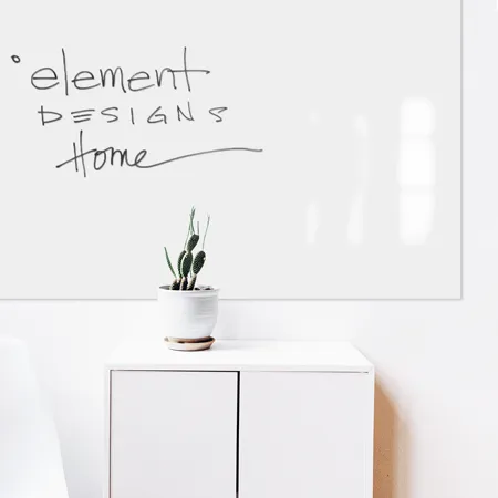 12x12 Magnetic Writable Matte Glass Sample
