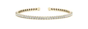 14K Yellow Gold Diamond Bracelet (1ctw)