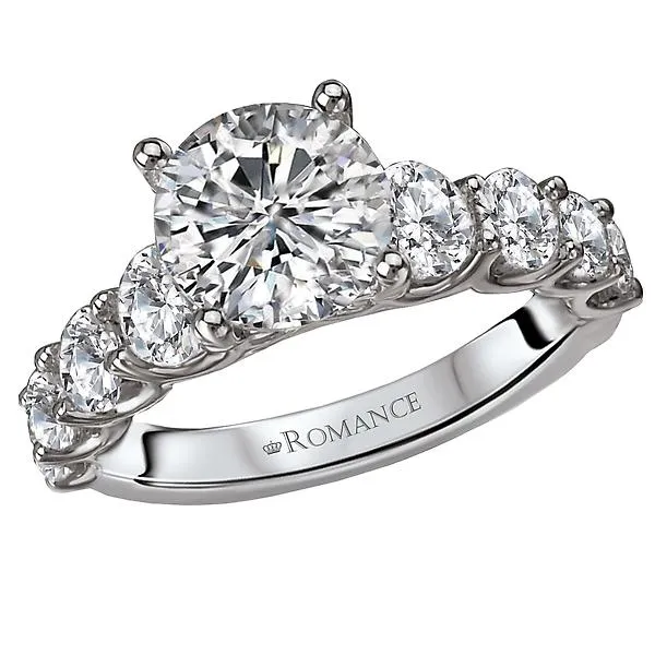 14kt White Gold Classic Semi-Mount Diamond Ring