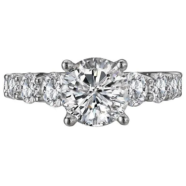 14kt White Gold Classic Semi-Mount Diamond Ring