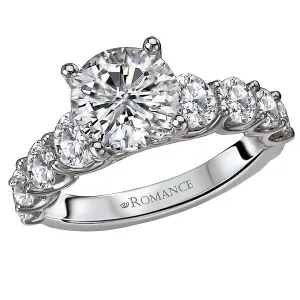 14kt White Gold Classic Semi-Mount Diamond Ring