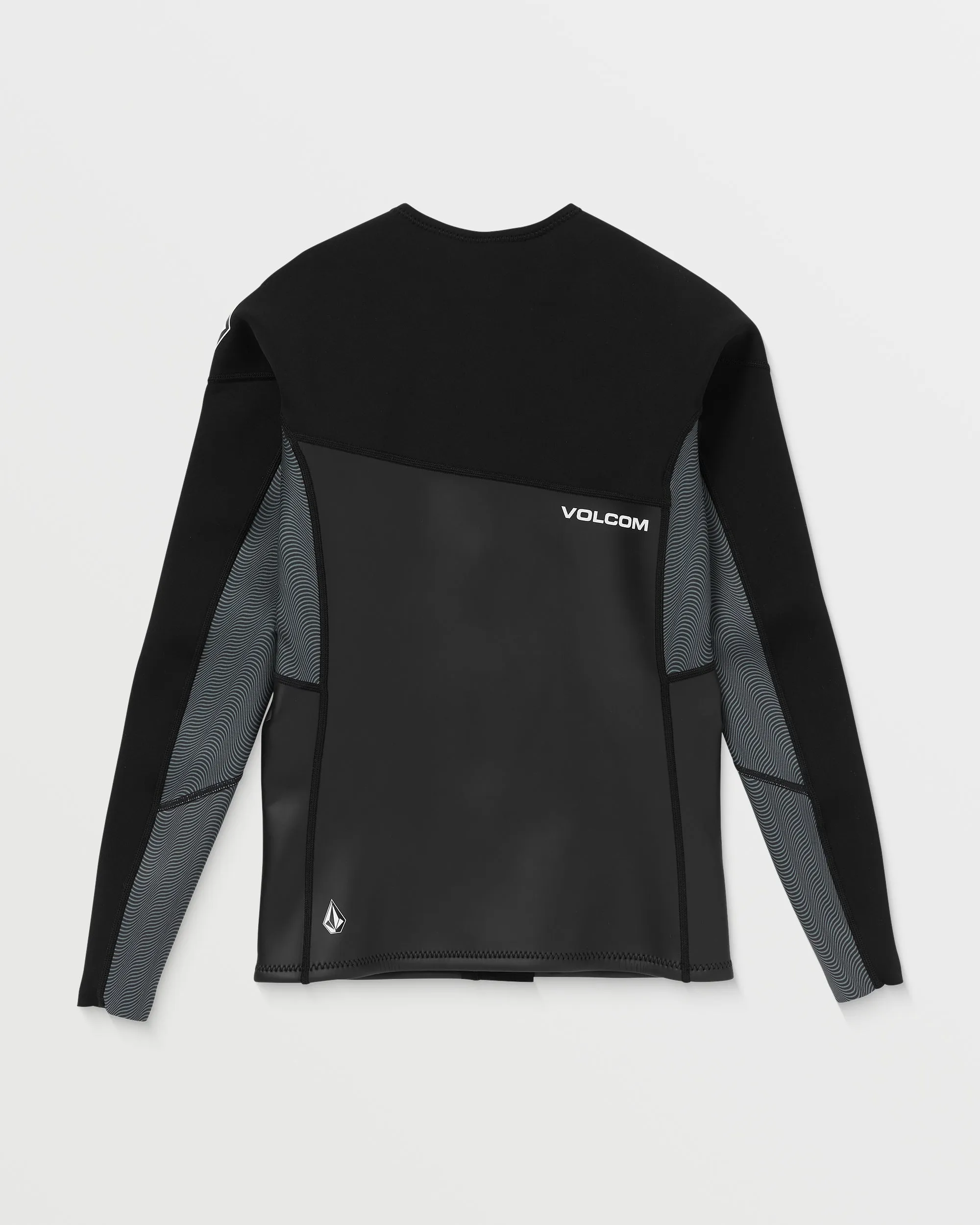 1.5Mm Front Zip Neoprene Jacket - BLACK
