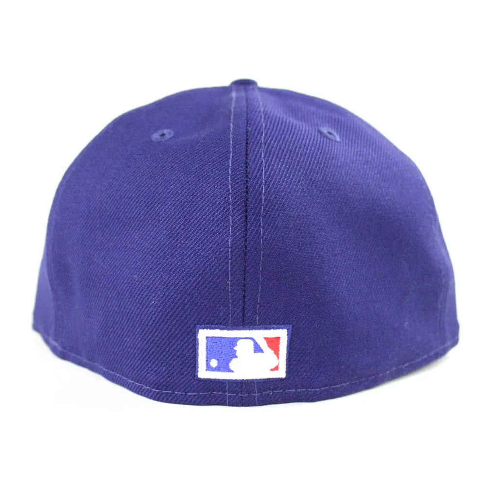 1999 2004 Montreal Expos New Era Fitted 59Fifty Hat (Blue Gray Under Brim)