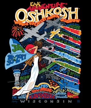 2017 “Retro” Oshkosh AirVenture T-shirt