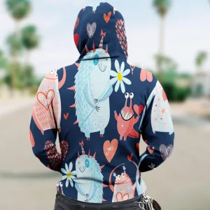 3D Zip Hoodie