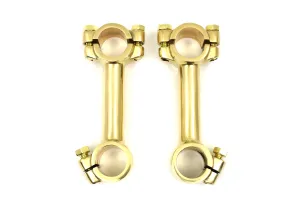 4" Brass Dog Bone Riser Set