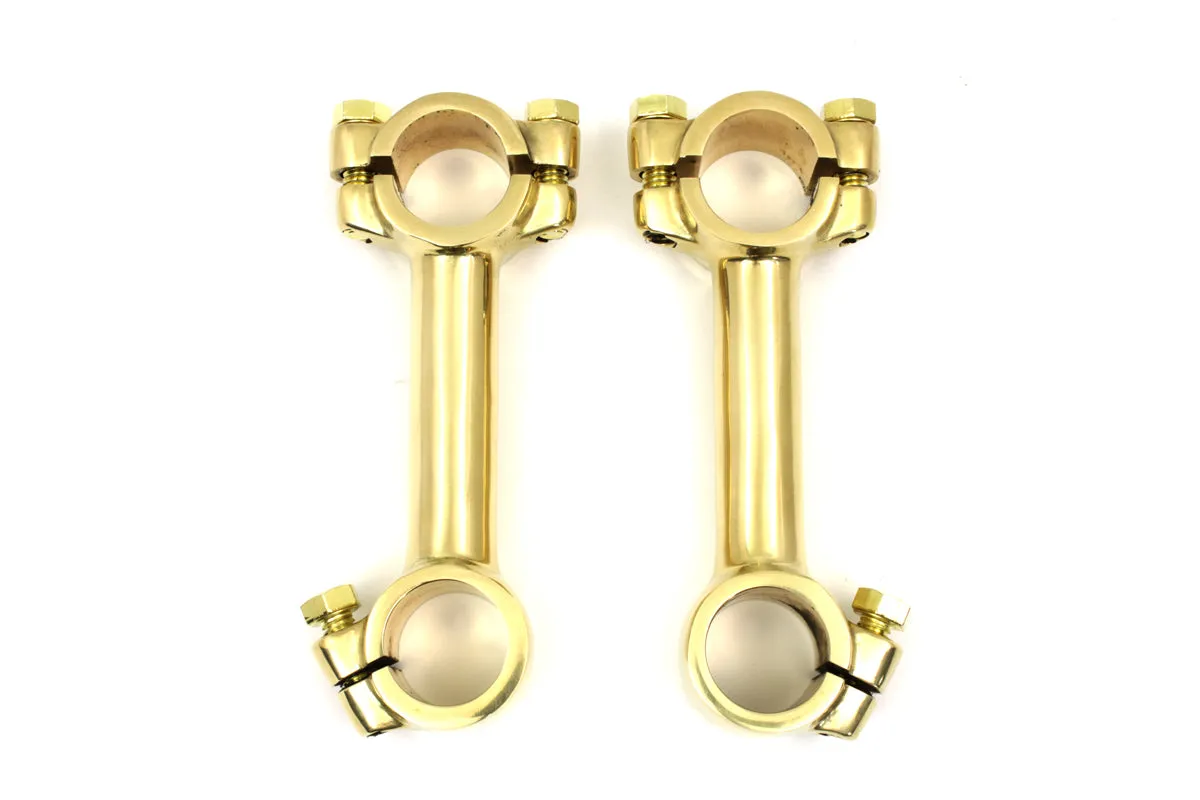 4" Brass Dog Bone Riser Set