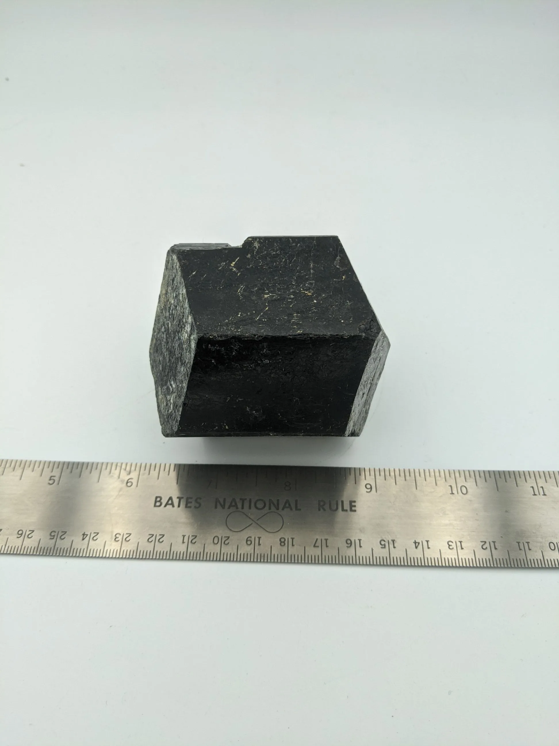 680 GRAM BLACK TOURMALINE CRYSTAL BI TERMINATED.