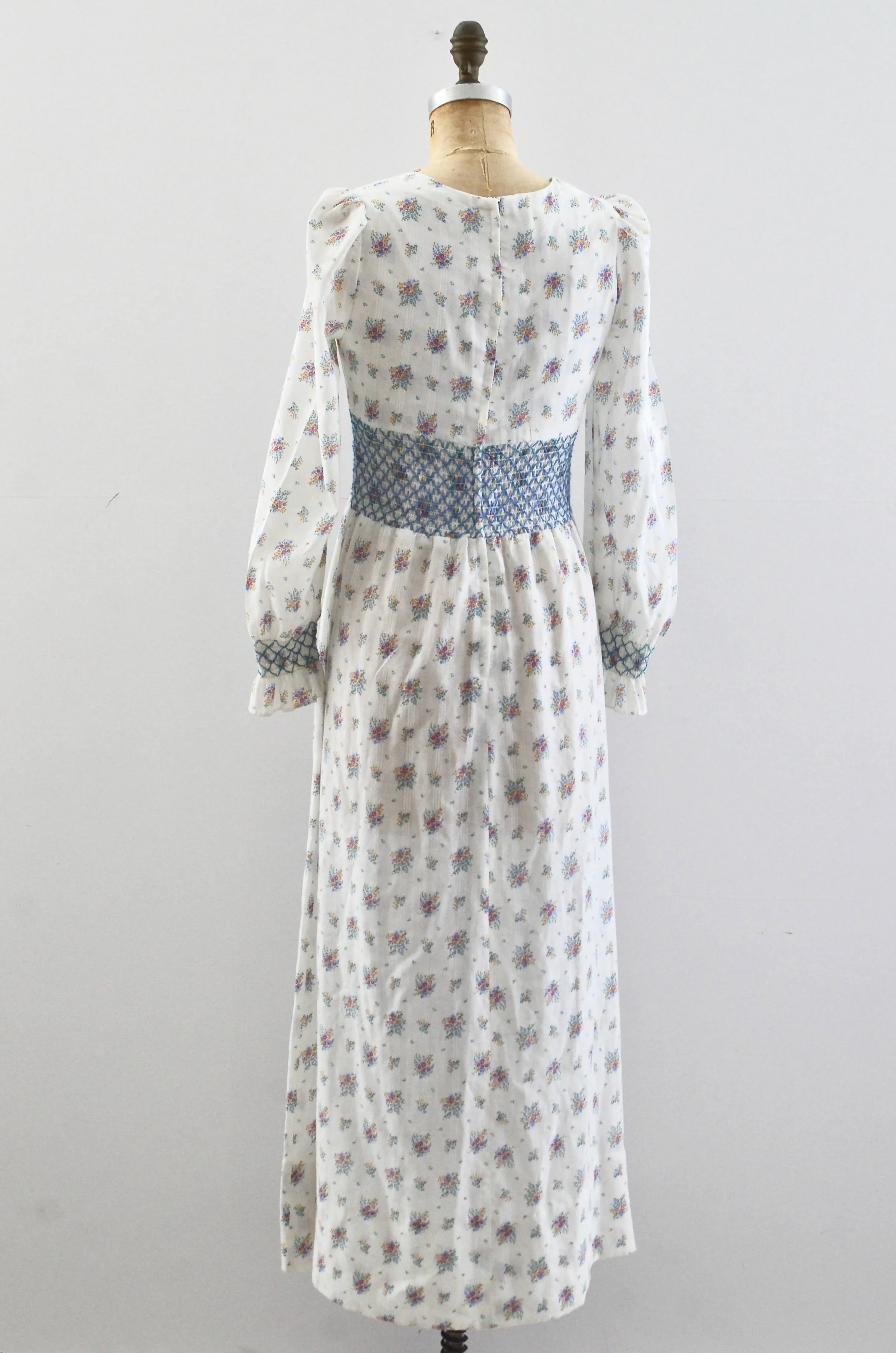70's Smocked Dress