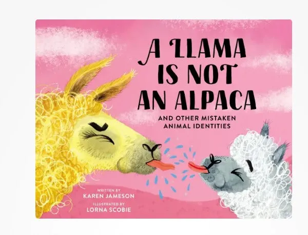 A Llama Is Not an Alpaca And Other Mistaken Animal Identities Board book