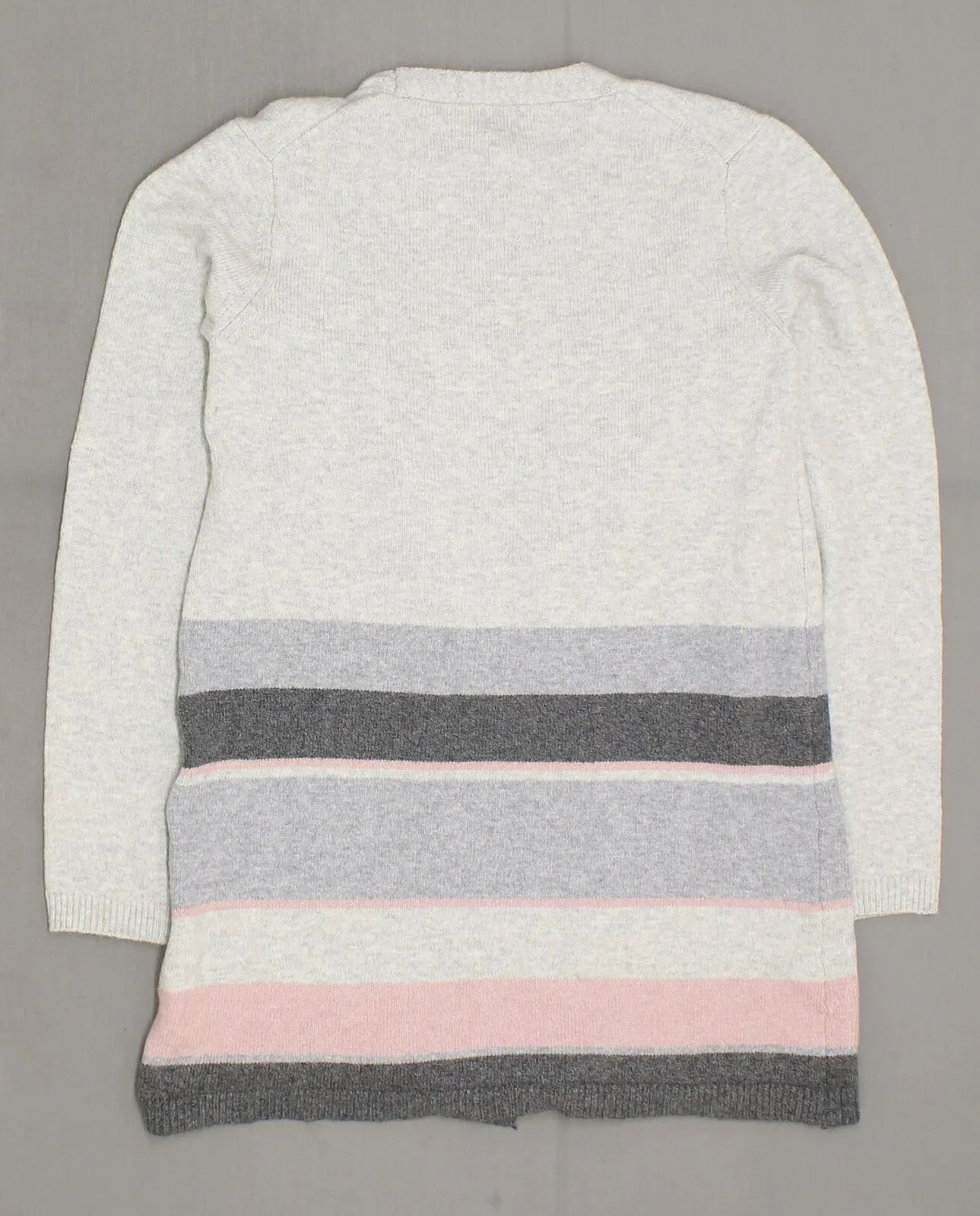 A New Day Women's Striped Long Sleeve Colorblock Open Cardigan