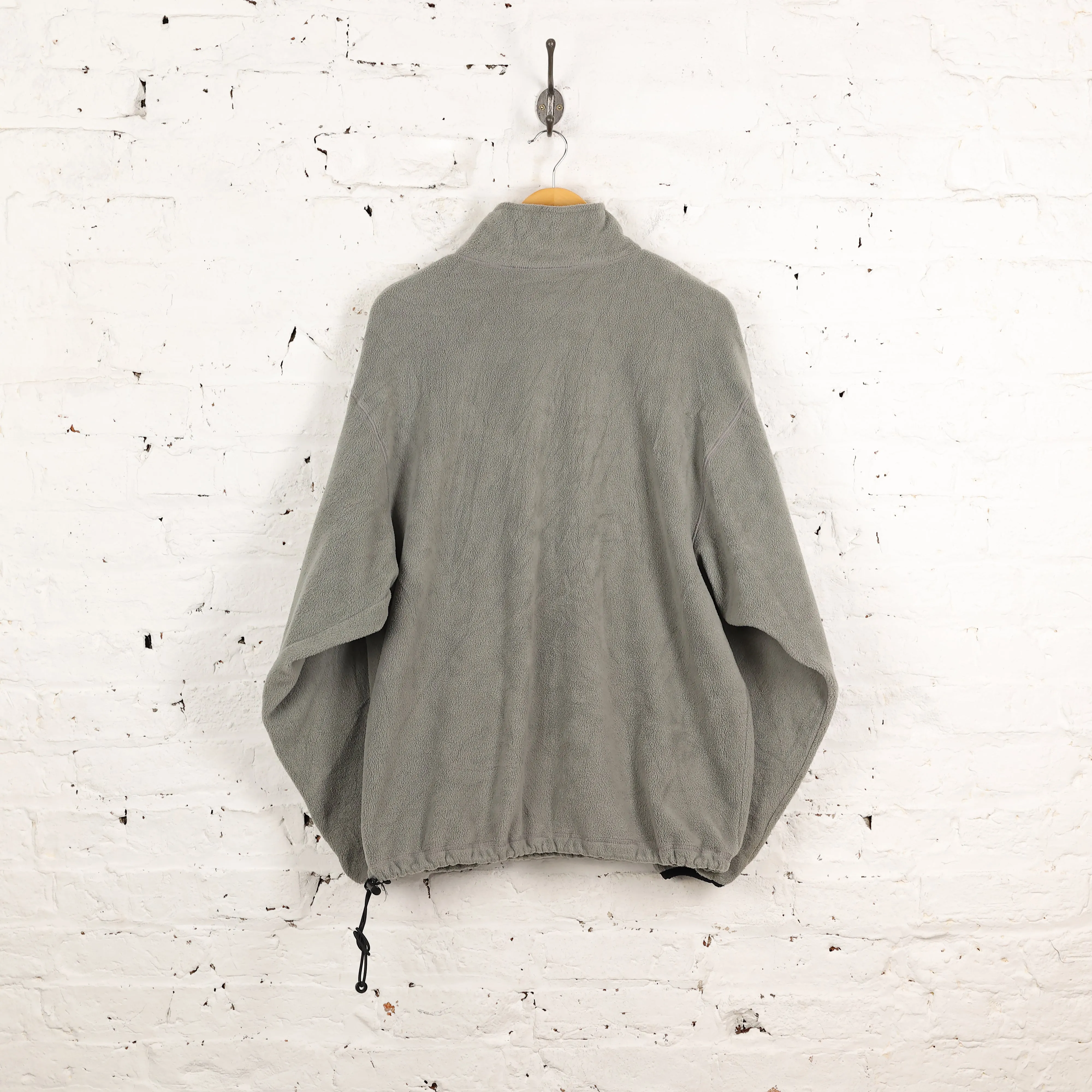 Adidas 90s 1/4 Zip Fleece - Grey - L
