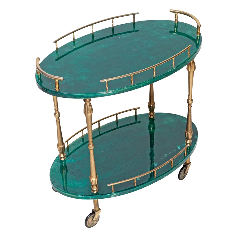 Aldo Tura  Bar Cart