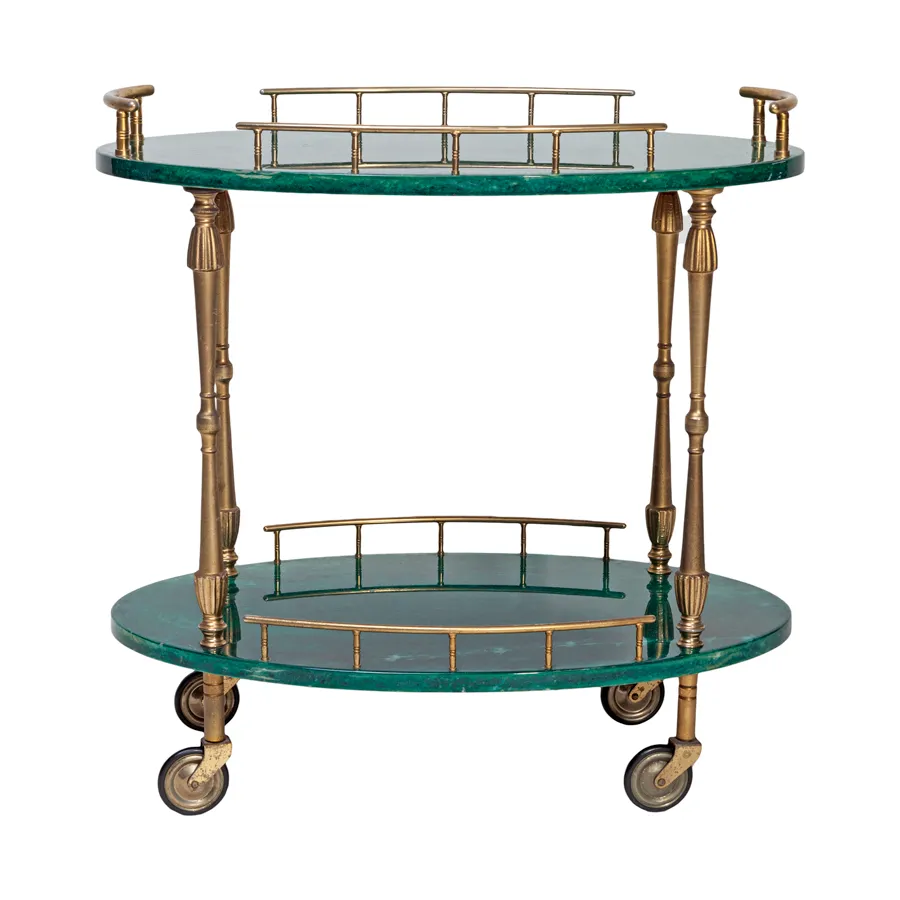 Aldo Tura  Bar Cart