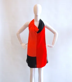 Alexander Wang silk colorblock dress