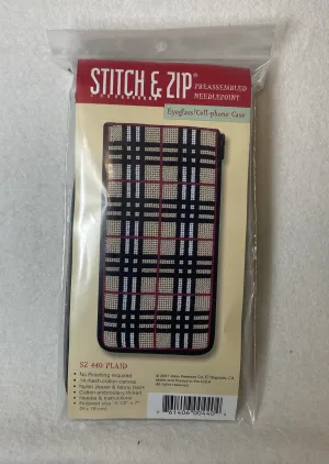 Alice Peterson Company SZ440 Plaid Eyeglass Case
