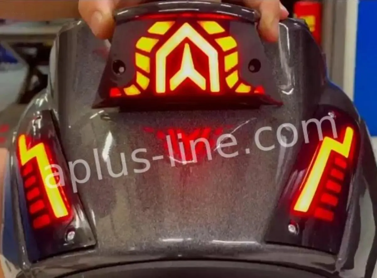 Alpha Styling Rear Light Flow/Matrix | Piaggio ZIP 2000/SP 50/125/150cc 2/4T