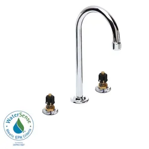 American Standard 6832.000.002 Heritage 8" Widespread 2-Handle High-Arc Bathroom Faucet in Polished Chrome