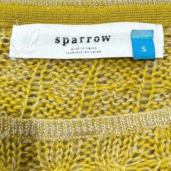 Anthropologie Wool Mohair Colorblock Sweater Women’s Small
