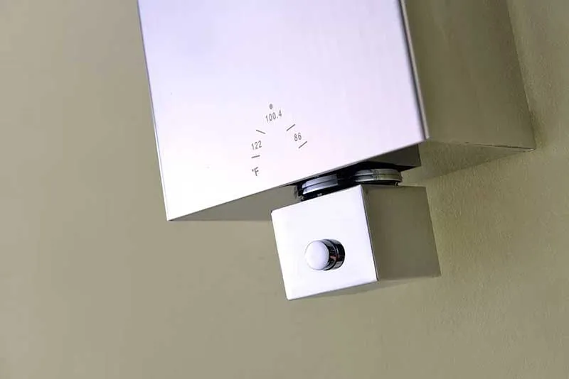 Anzzi Lann 53 in. 3-Jetted Full Body Shower Panel with Heavy Rain Showerhead and Spray Wand in Brushed Stainless Steel