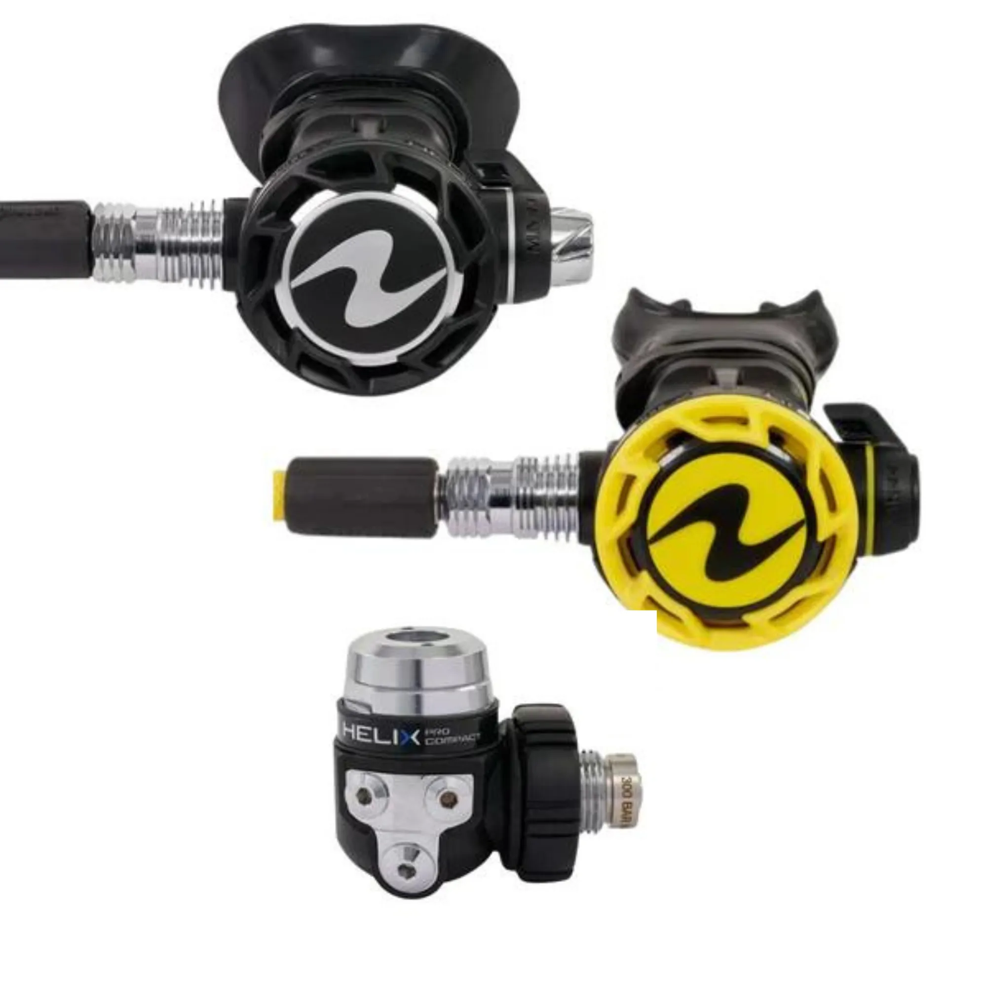 Aqualung Helix Compact Pro Stage 4 DIN Regulator Set