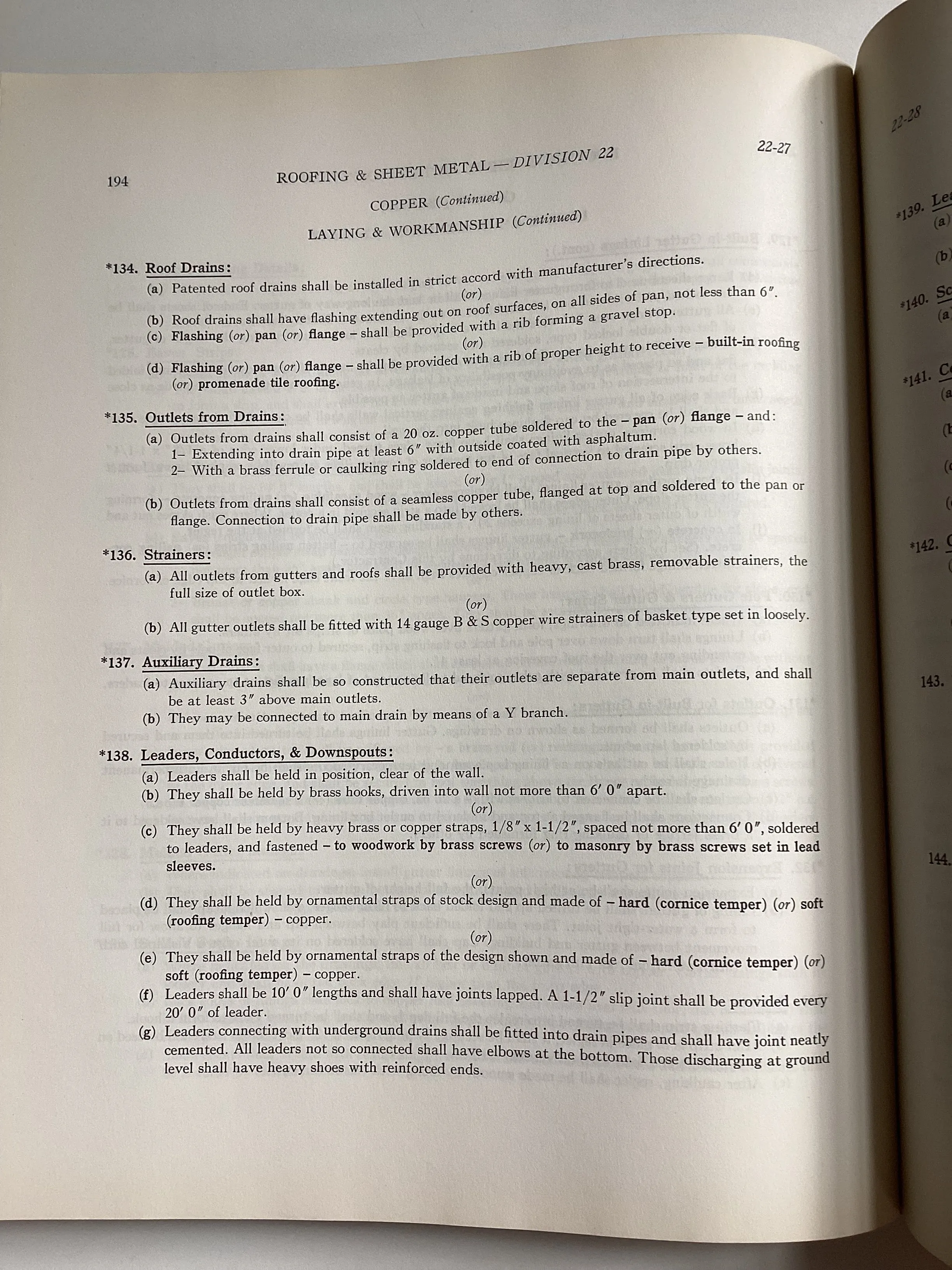 Architectural Specifications by Harold Reeve Sleeper