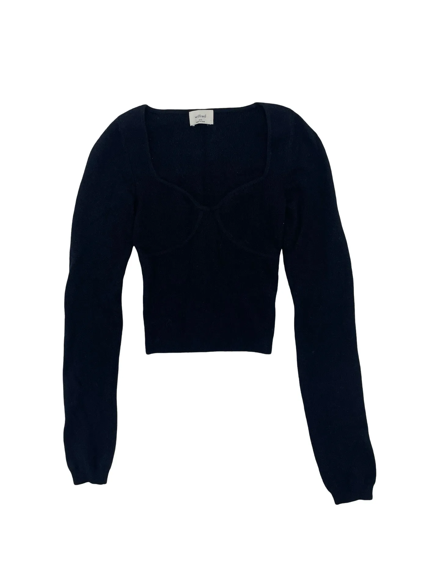 Aritzia Wilfred crop cashmere/wool sweater - 2XS