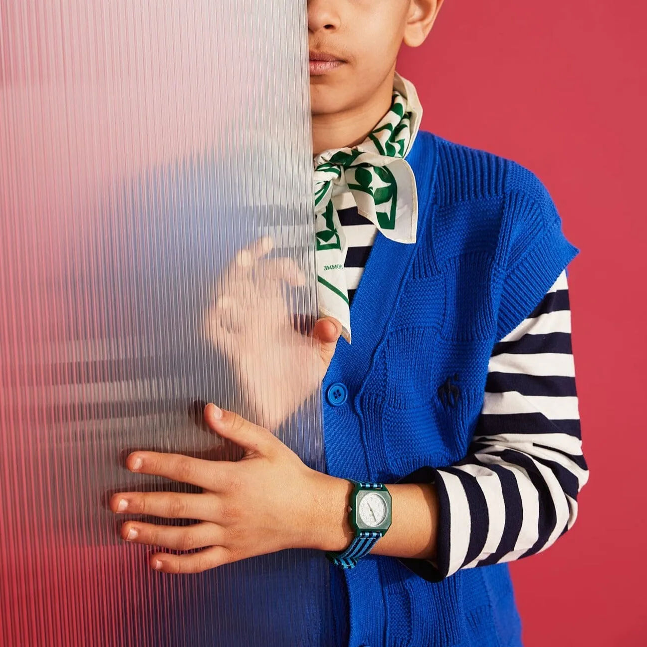 Armbanduhr "Stripes - A day on earth"