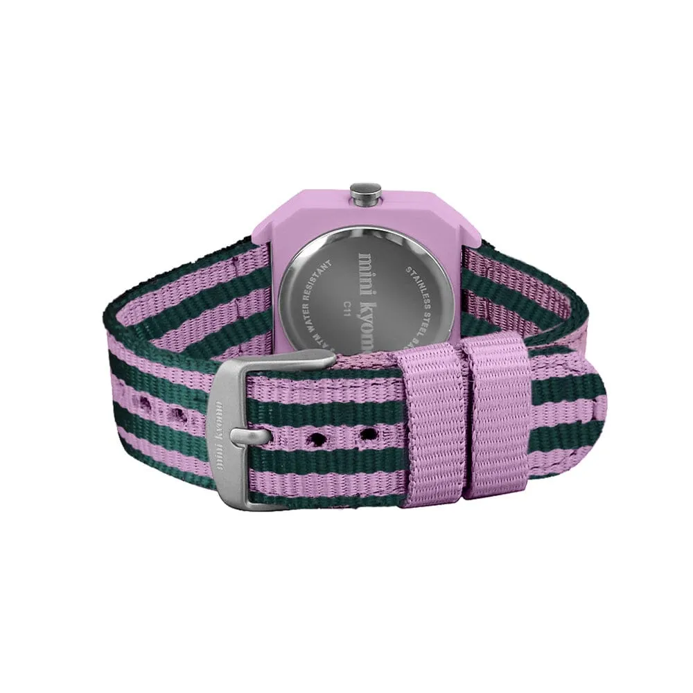 Armbanduhr "Stripes - Lavender Field"