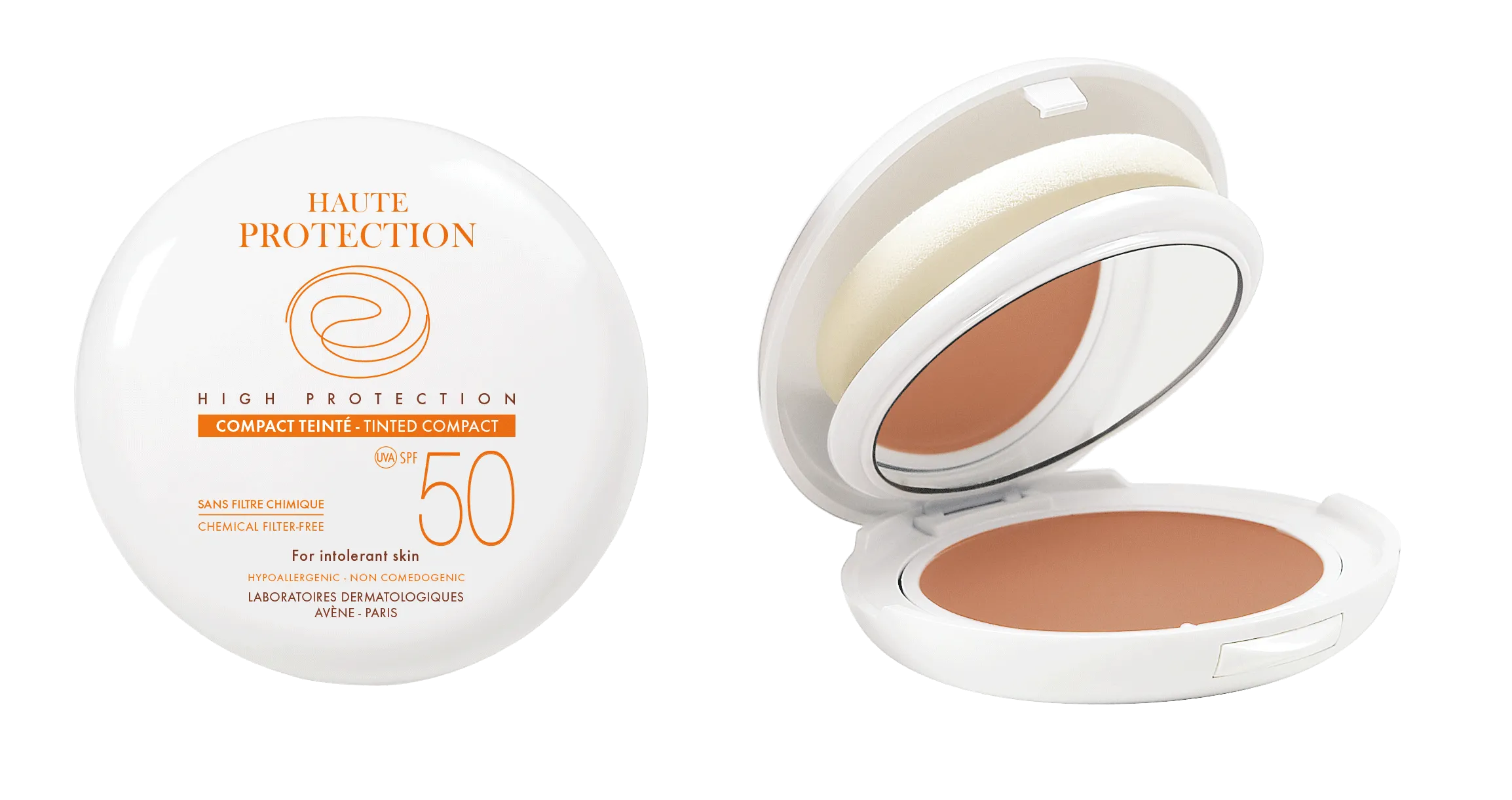 Avène ZON SPF 50 Compact getint sable