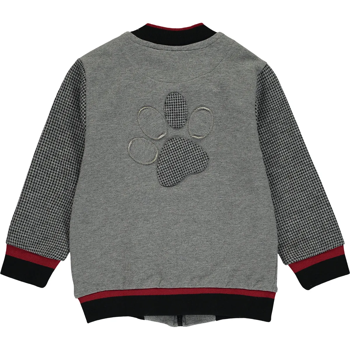 Baby Boy grey Zip-Up Top