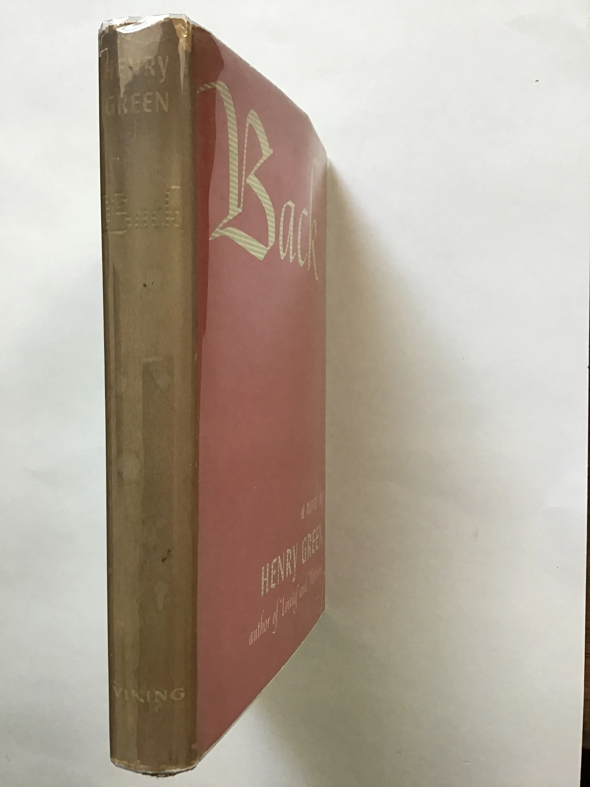 Back a novel by Henry Green