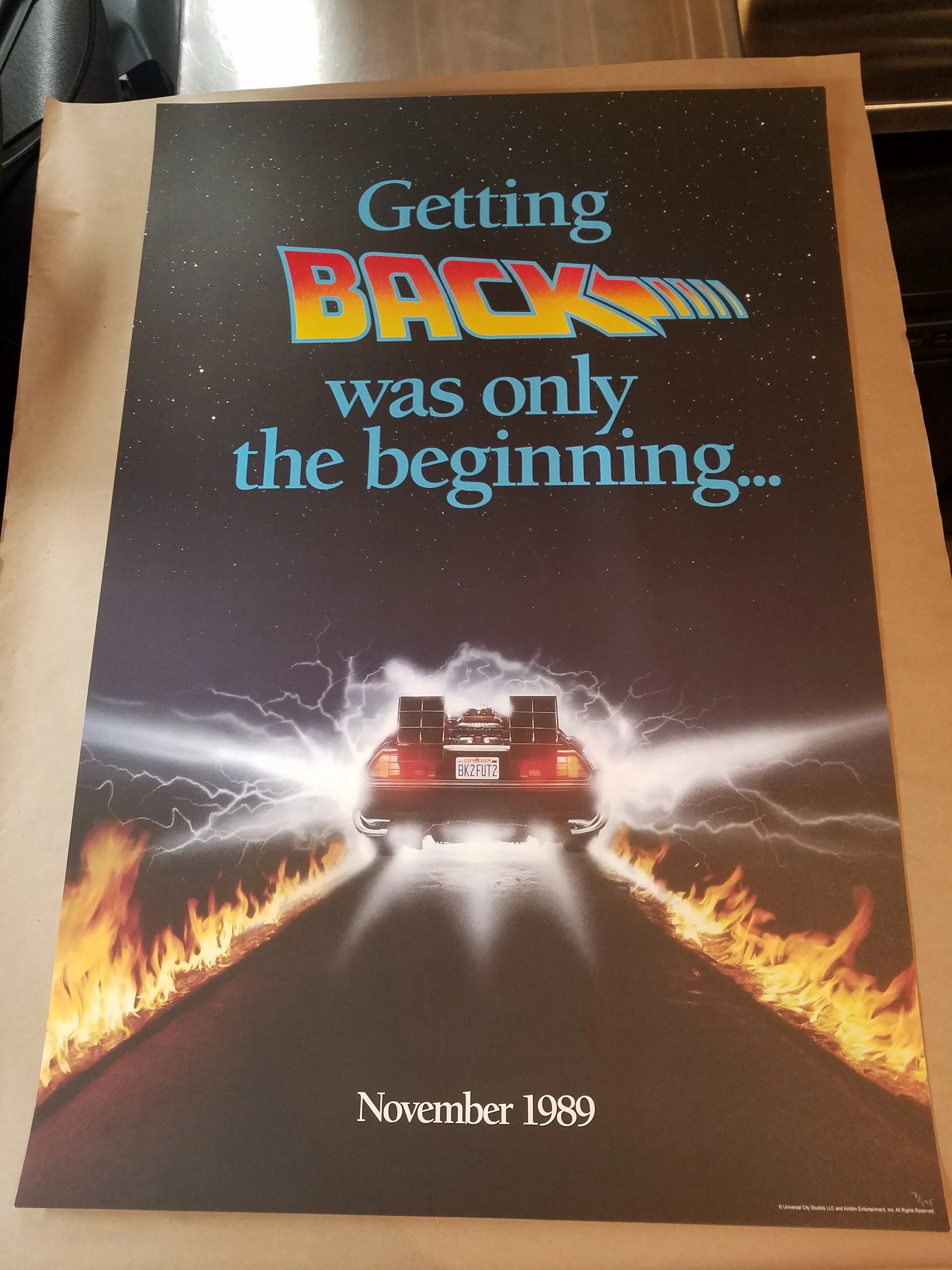 Back to the Future:  Part 2 Teaser Poster, Version 1 Vice Press 2020