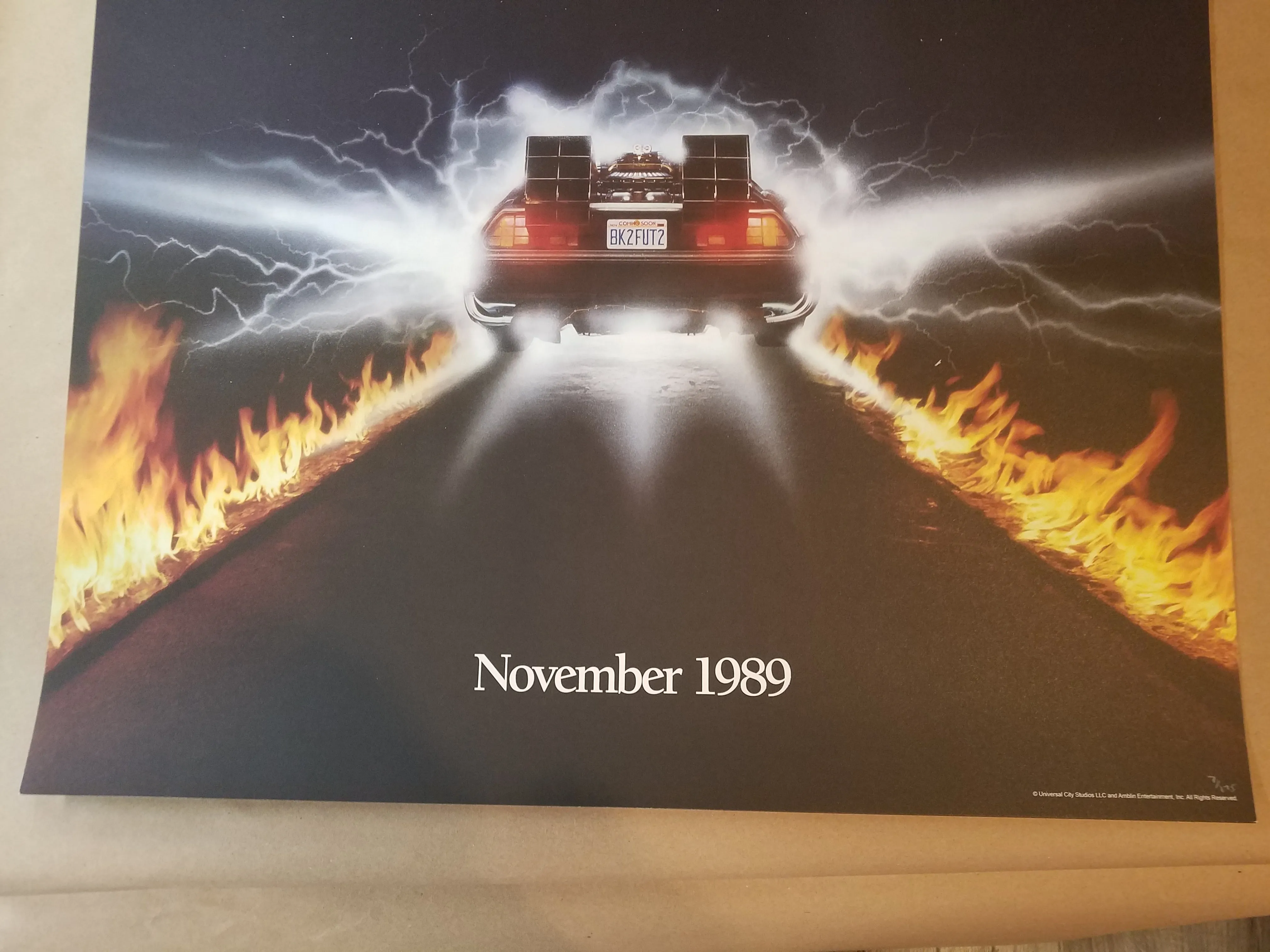 Back to the Future:  Part 2 Teaser Poster, Version 1 Vice Press 2020