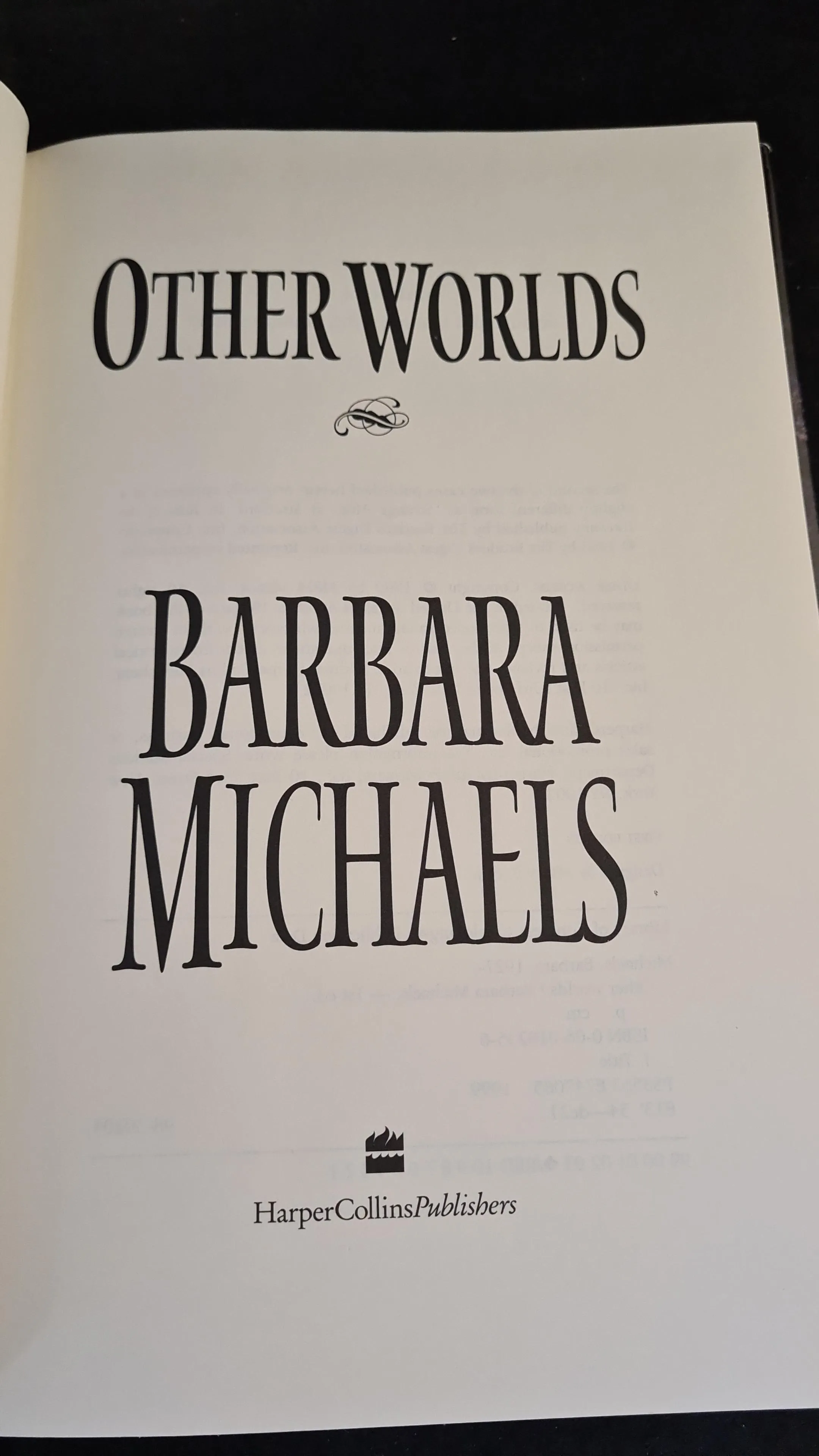 Barbara Michaels - Other Worlds, HarperCollins, 1999
