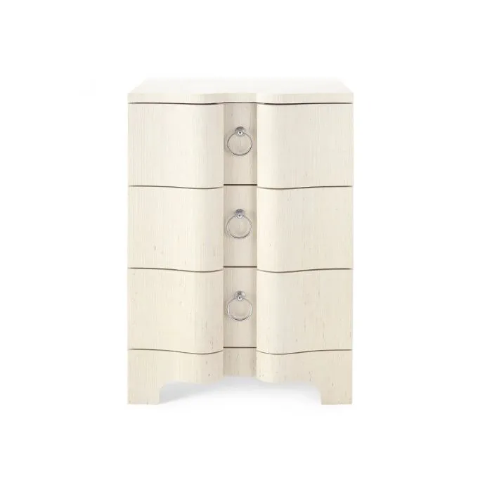 Bardot 3 Drawer Side Table - Natural