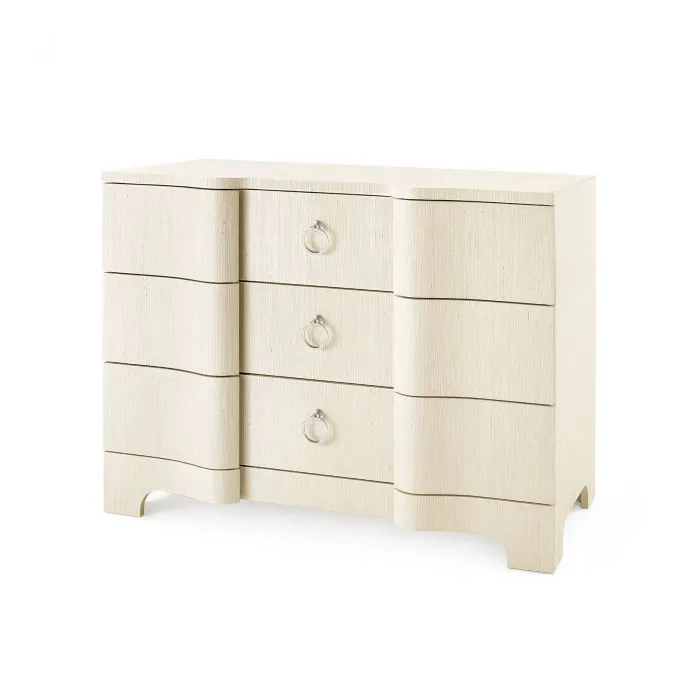 Bardot Large 3 Drawer Dresser - Natural