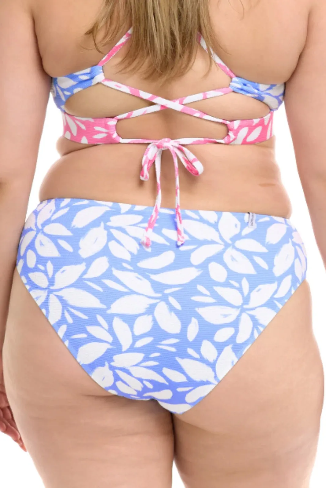 Bas de Maillot de Bain Petals Retro Taille Plus (Periwinkle) de Body Glove