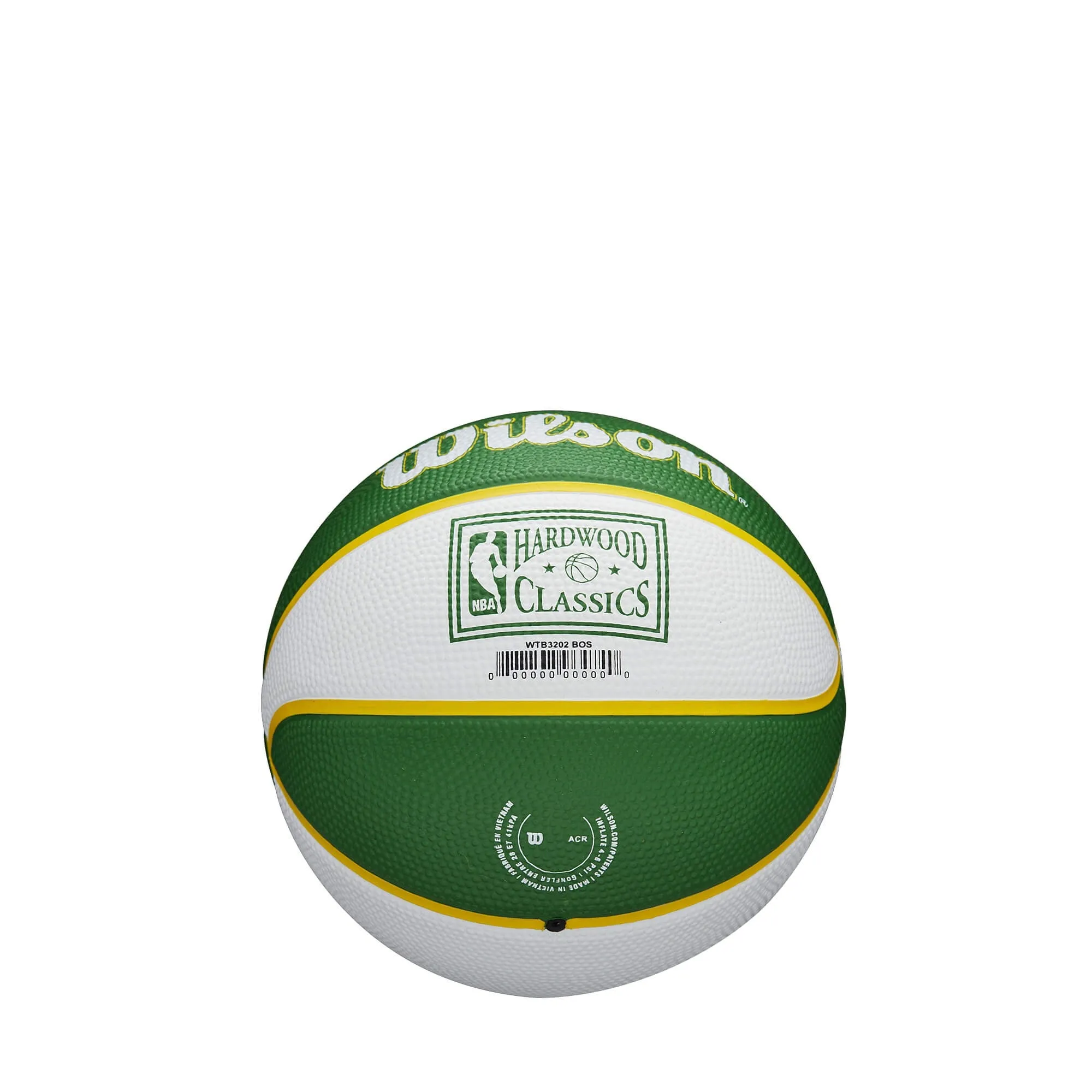 Basketbalová lopta Wilson NBA Team Retro Mini Boston Celtics (veľkosť 3)