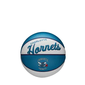 Basketbalová lopta Wilson NBA Team Retro Mini Charlotte Hornets (veľkosť 3)