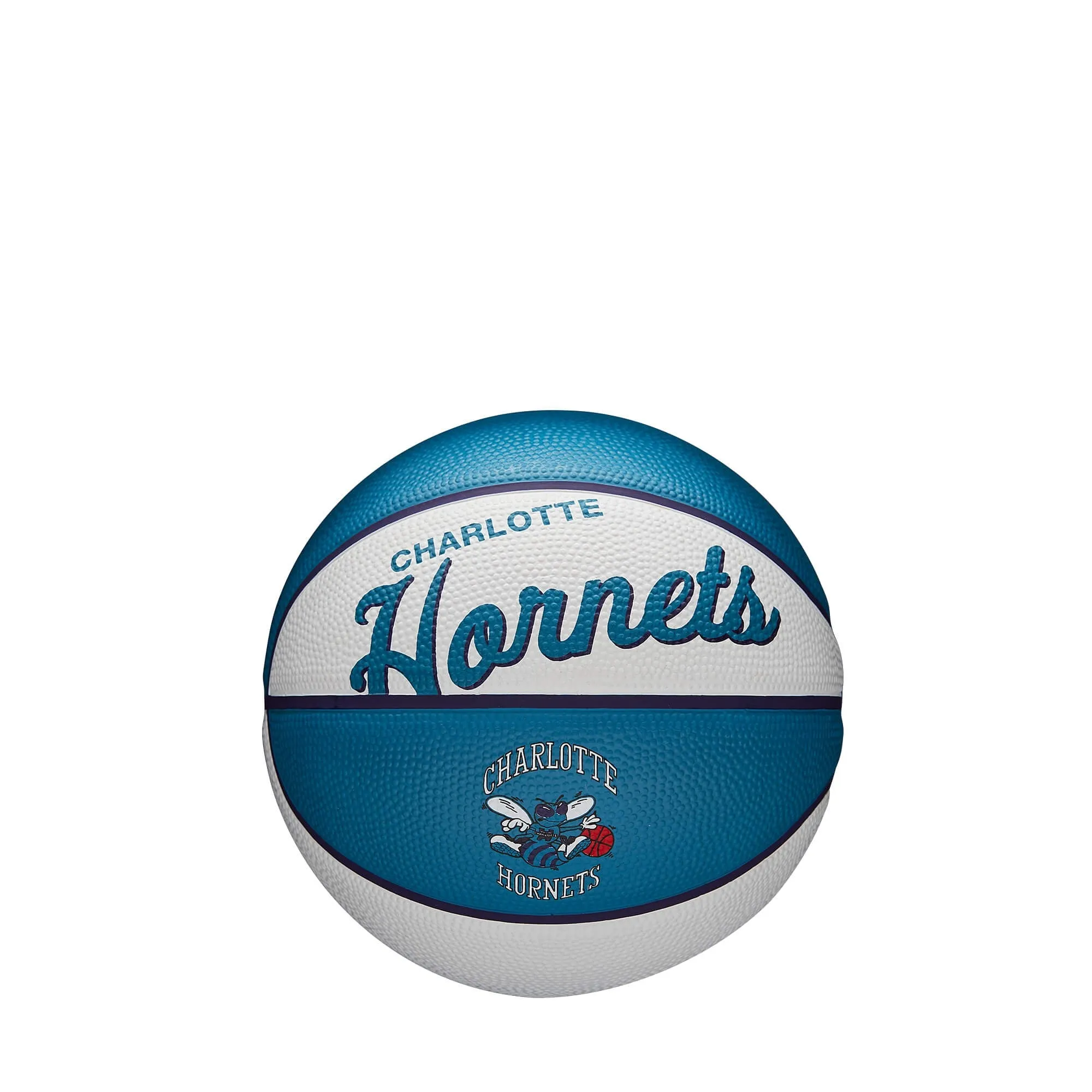 Basketbalová lopta Wilson NBA Team Retro Mini Charlotte Hornets (veľkosť 3)