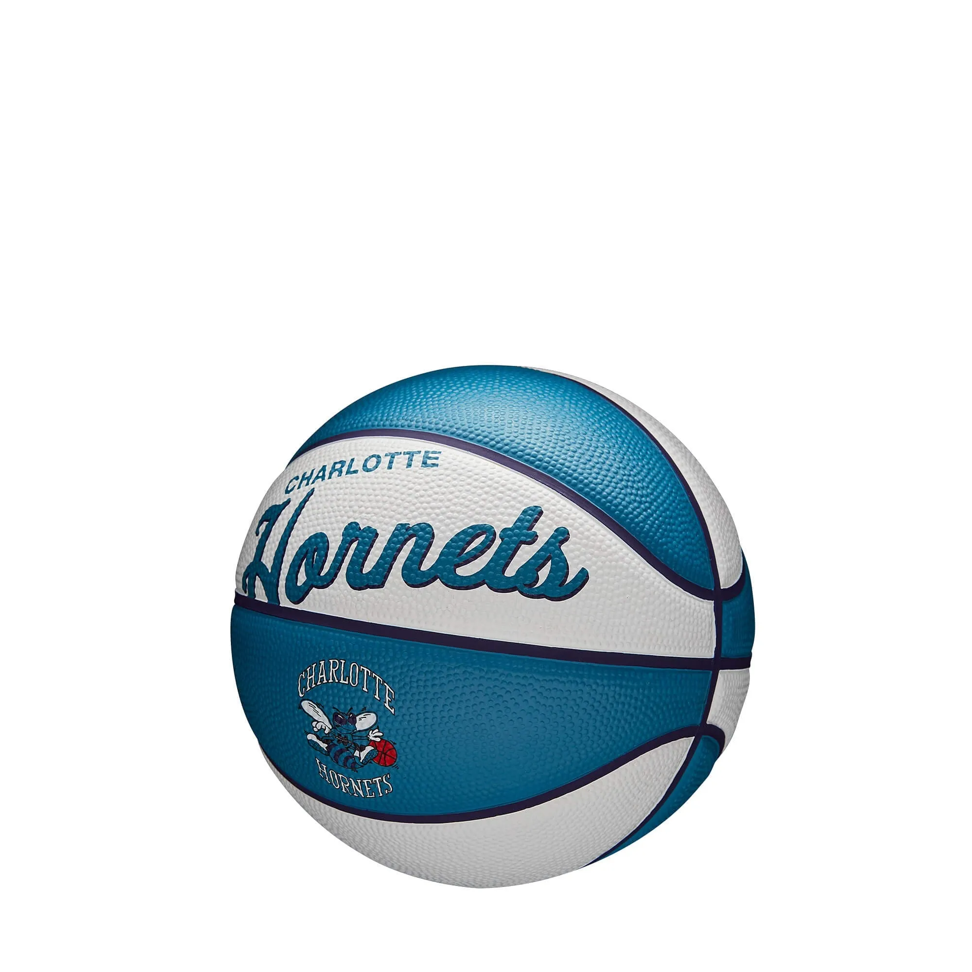 Basketbalová lopta Wilson NBA Team Retro Mini Charlotte Hornets (veľkosť 3)