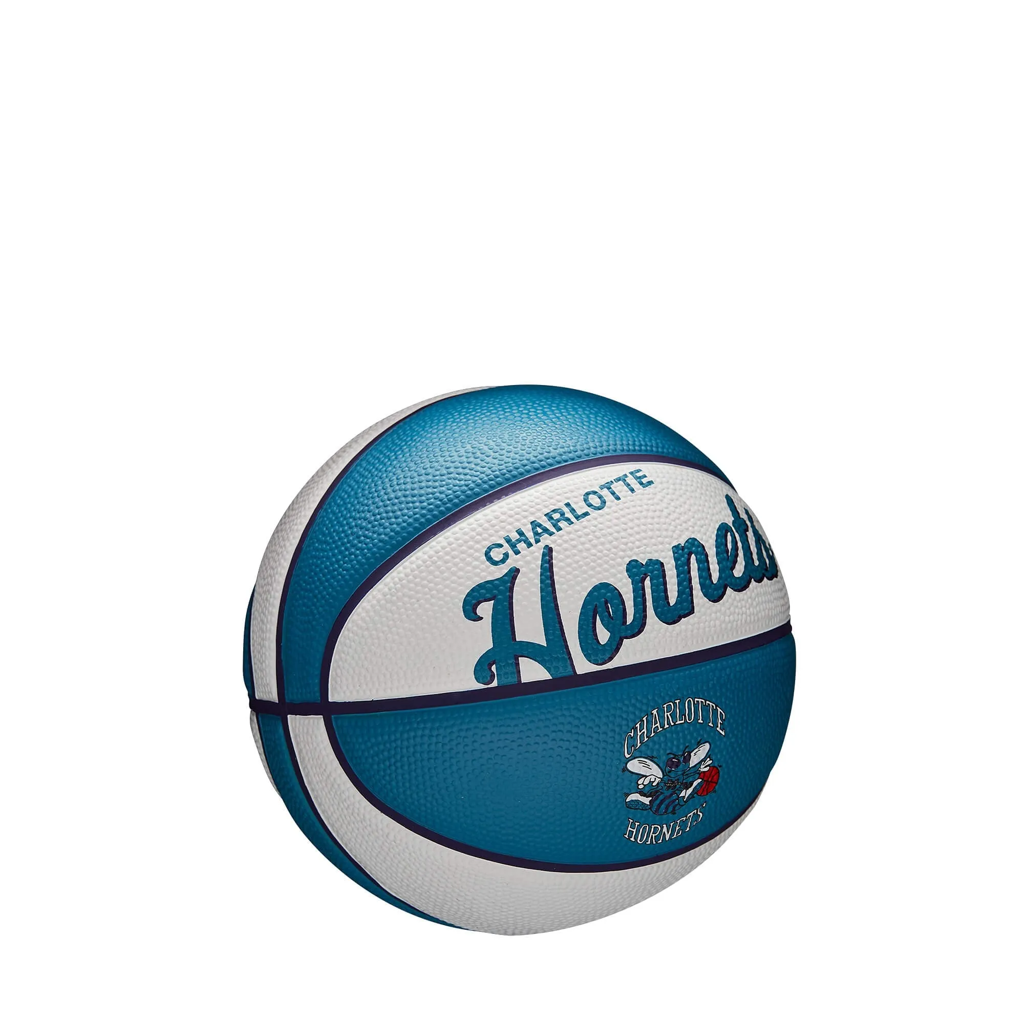 Basketbalová lopta Wilson NBA Team Retro Mini Charlotte Hornets (veľkosť 3)