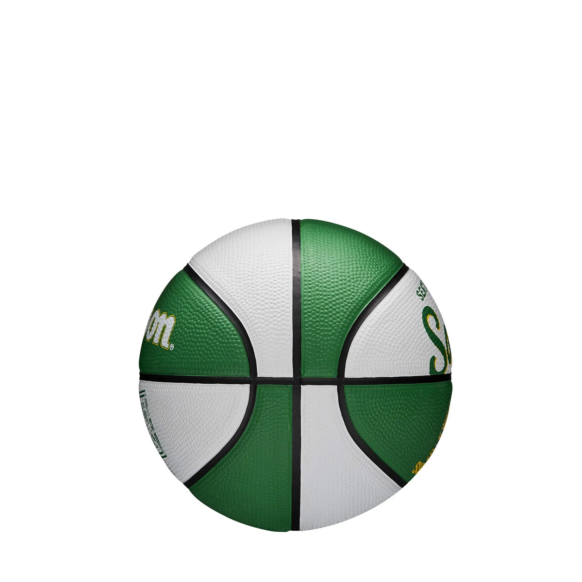 Basketbalová lopta Wilson NBA Team Retro Mini Seattle Supersonics (veľkosť 3)