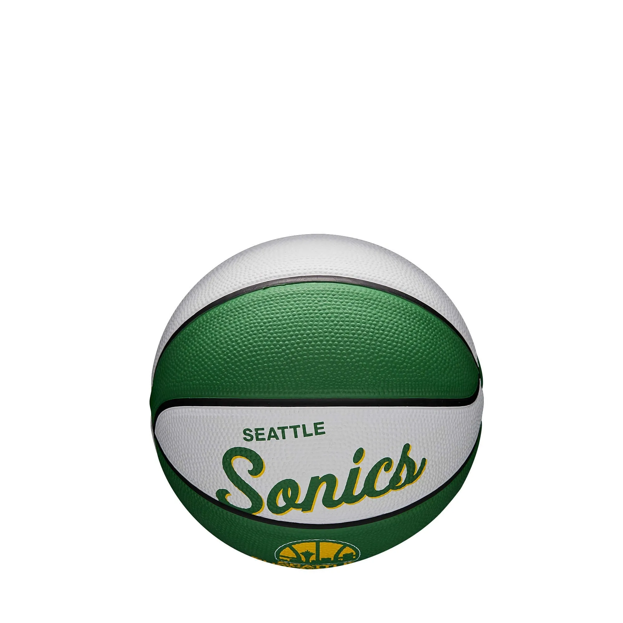 Basketbalová lopta Wilson NBA Team Retro Mini Seattle Supersonics (veľkosť 3)