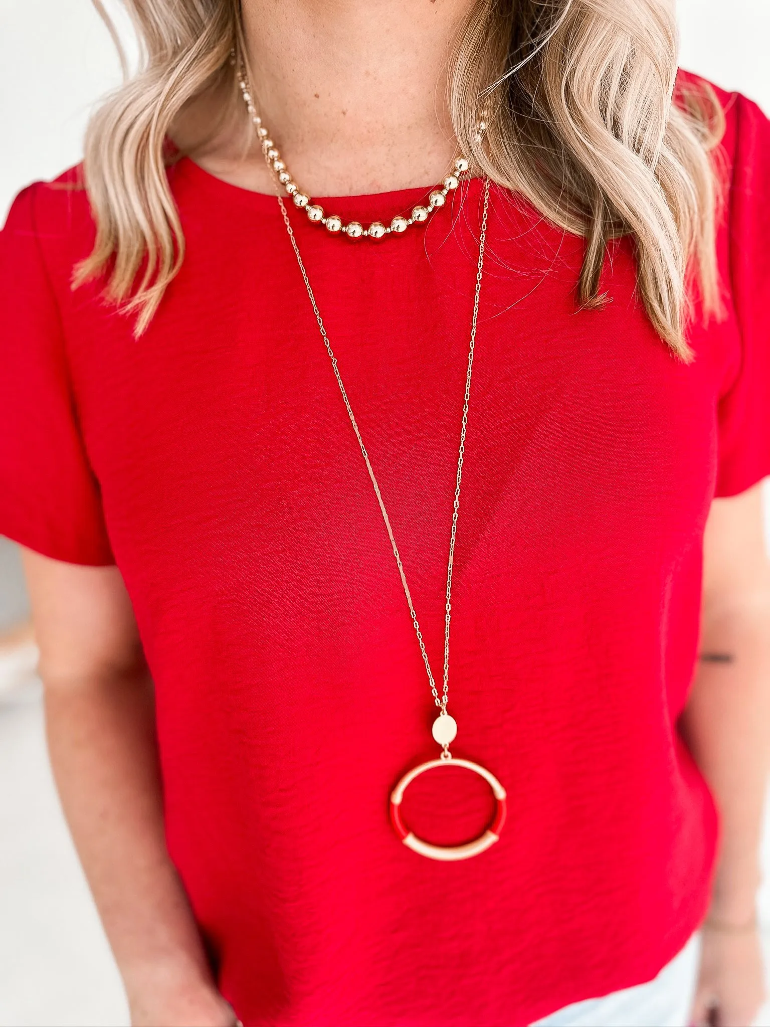 Beata Gold & Color Long Necklace